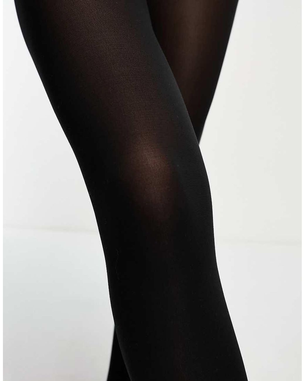 Pieces Black 2 Pack 40 Denier Tights