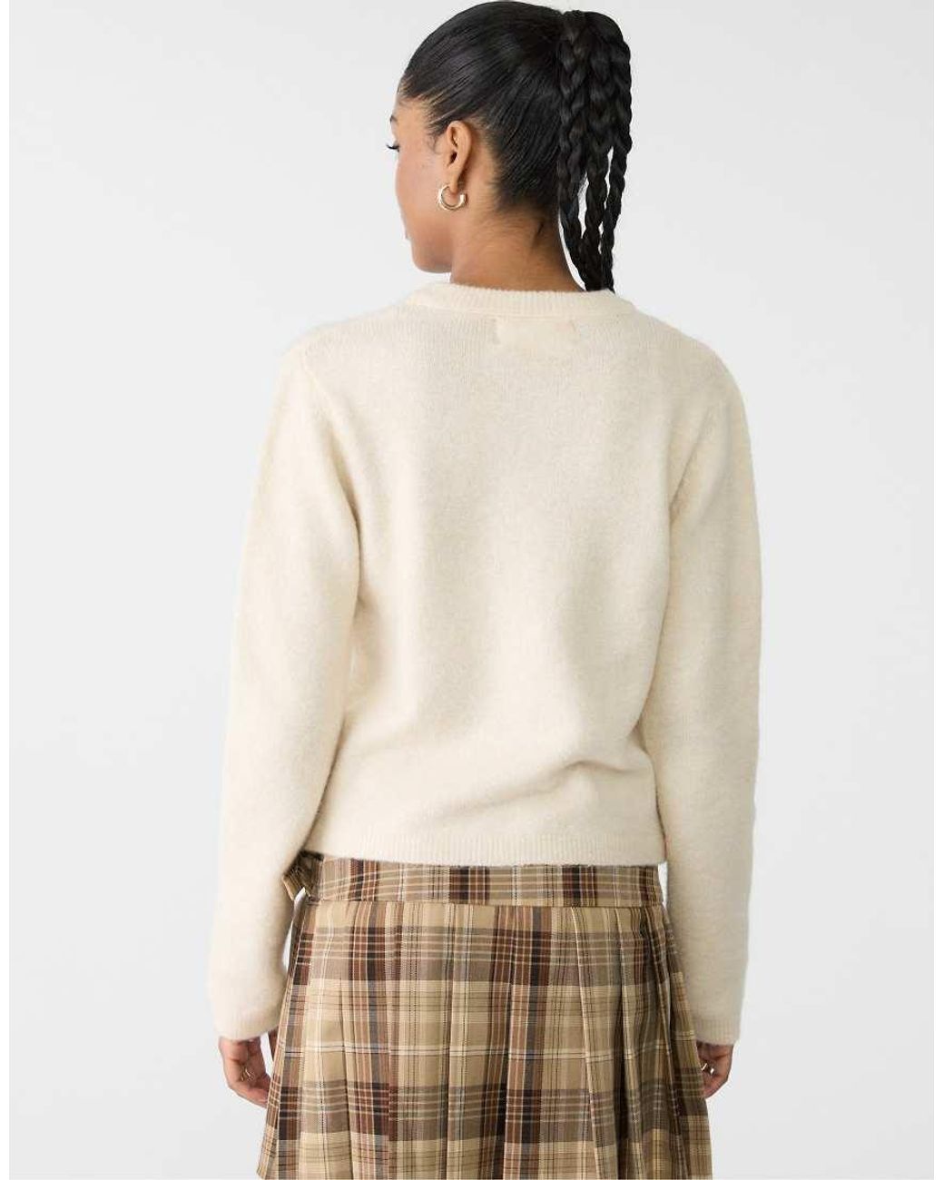 Stradivarius Natural Cardigan