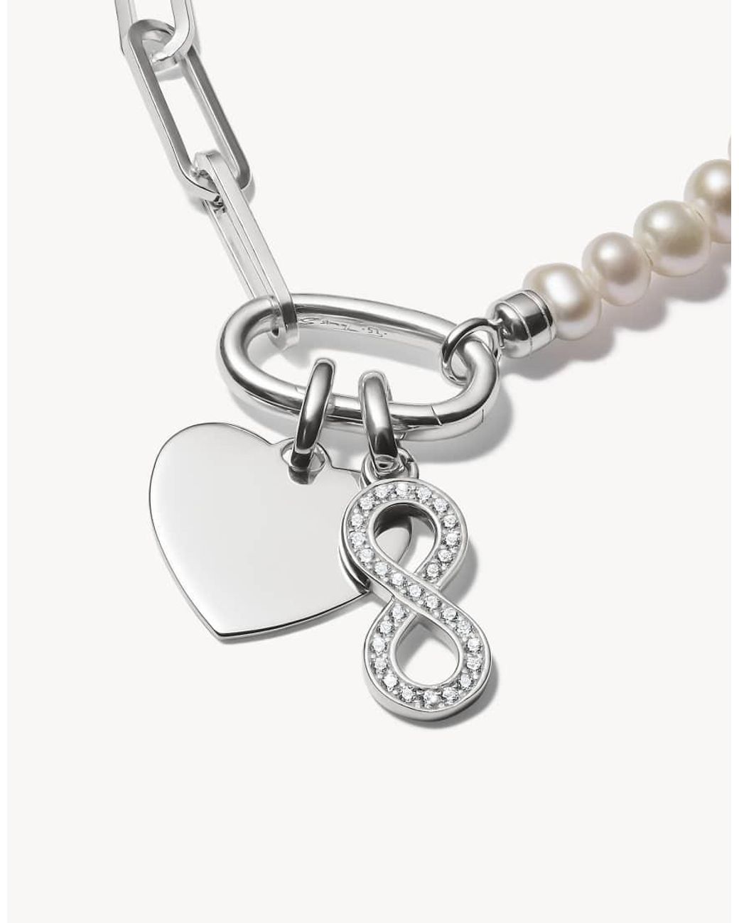 Thomas Sabo Metallic Charm Pendant Heart Connect