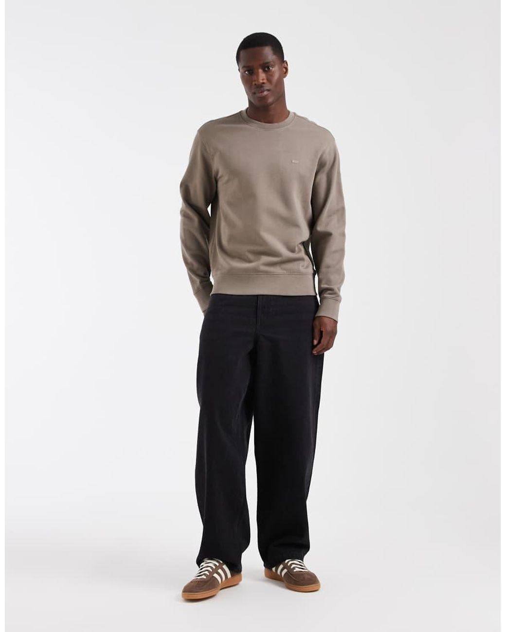 Levi's Brown Original House Mark Sweatshirt for men