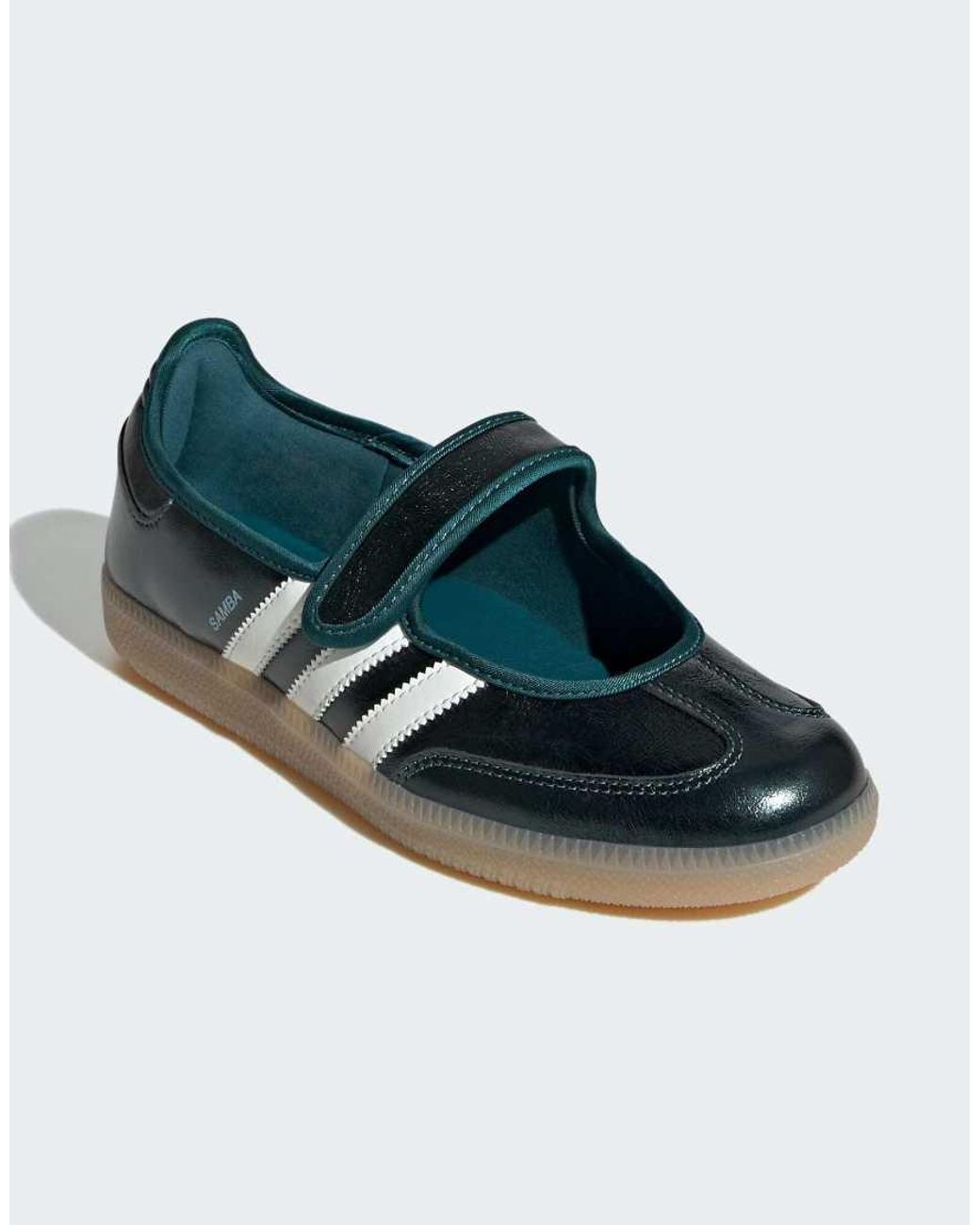 Adidas Originals Blue Samba Mary Jane Flats