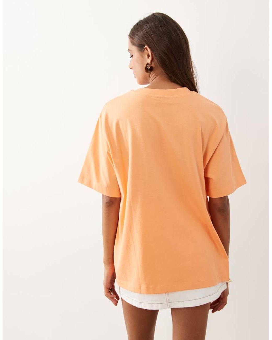 ASOS Orange Oversized T-shirt With Neon Shell Graphic