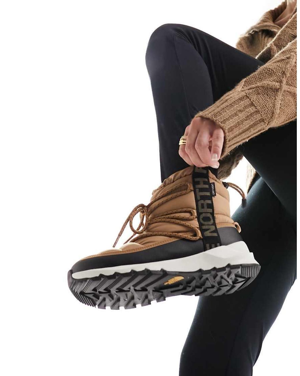The North Face Natural Thermoball Insulated Lace Up Boots