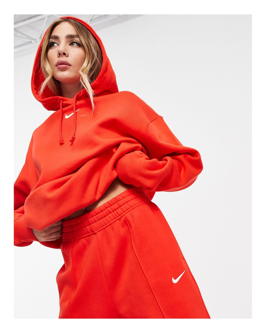 Jogger oversize en polaire - chili Nike en coloris Rouge | Lyst