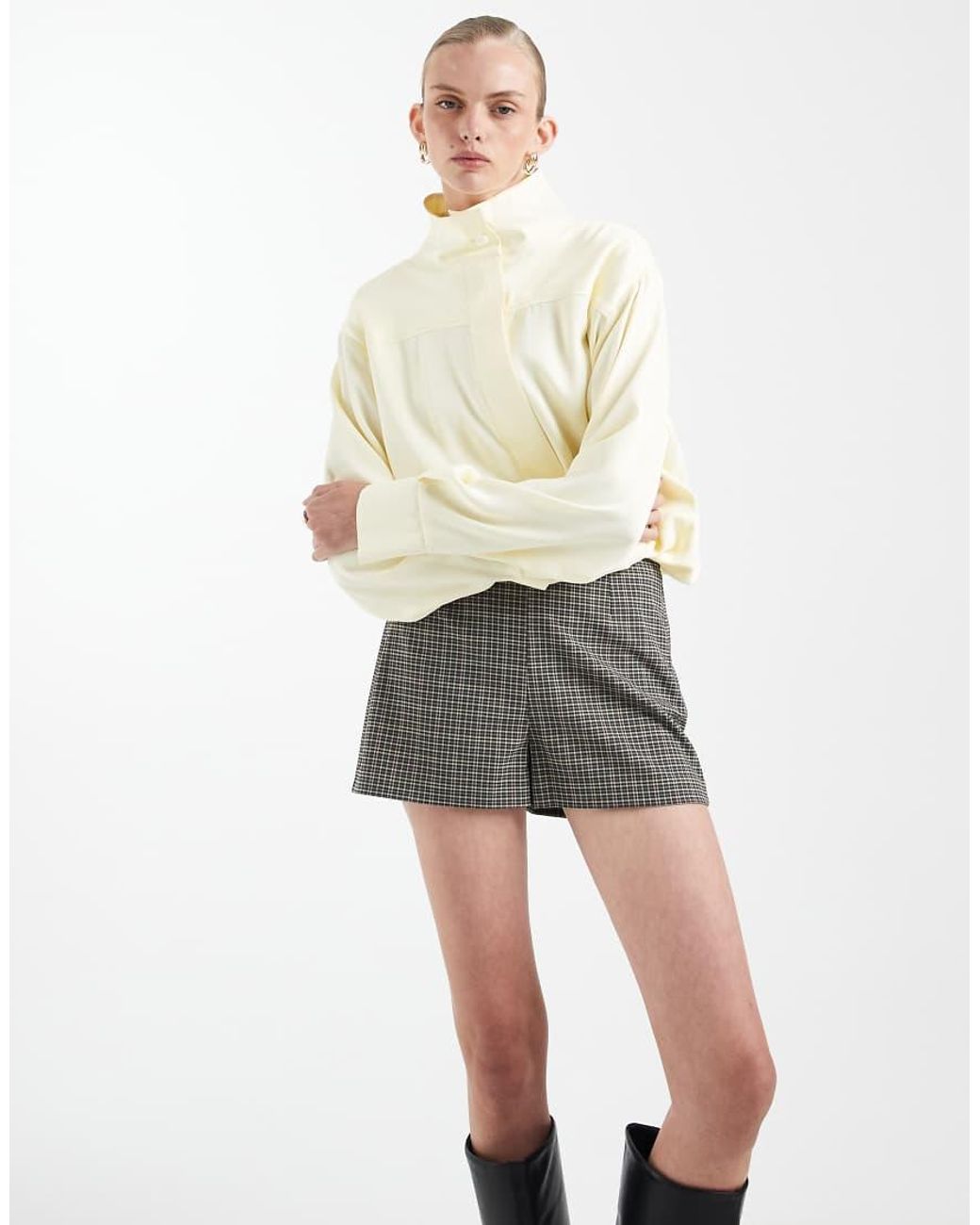 ASOS White Tailored Micro Short