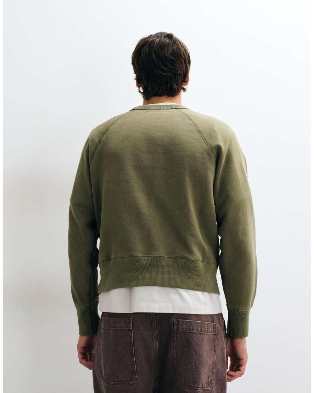 Polo Ralph Lauren Green Seasonal Bear Print Sweatshirt for men