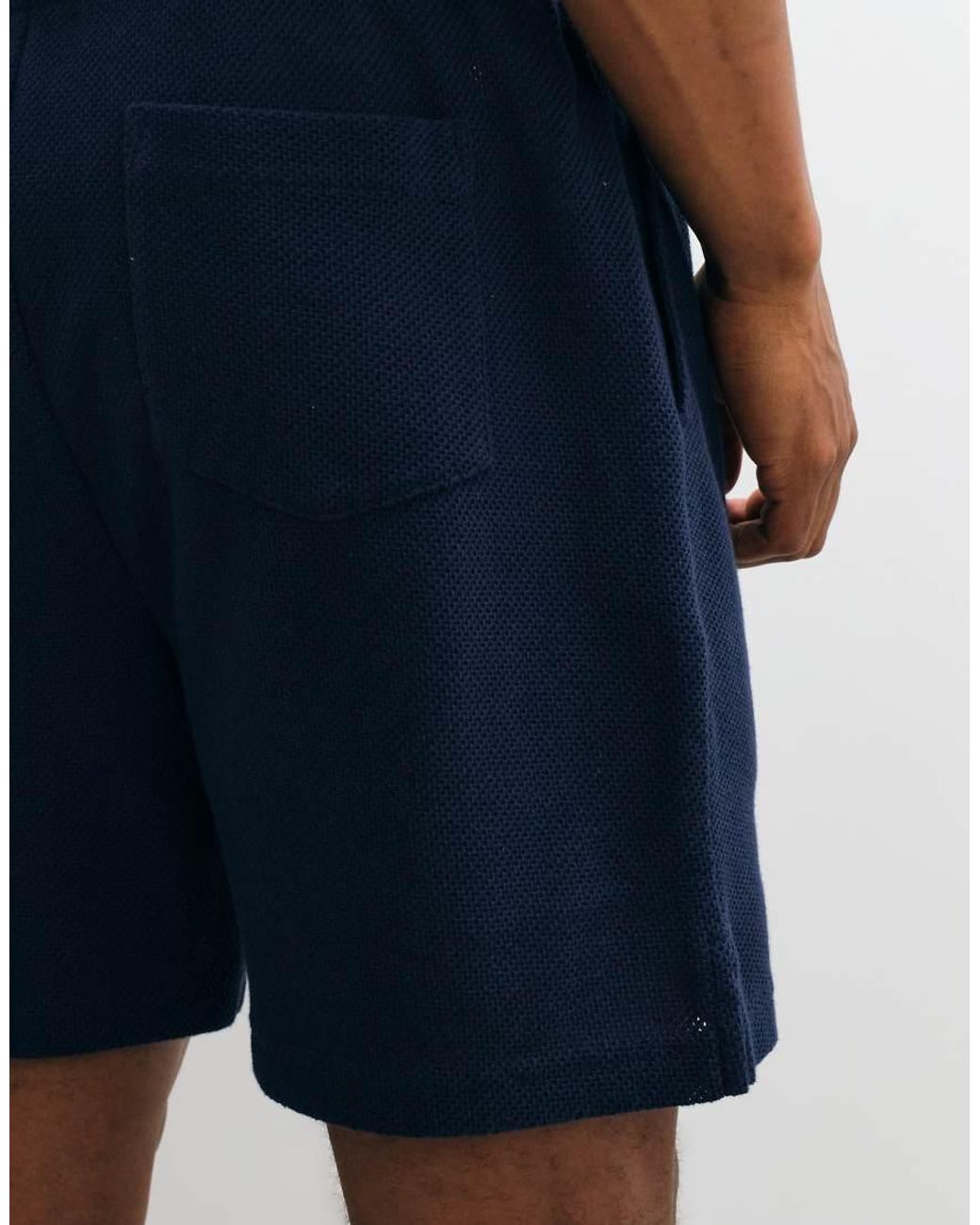 Polo Ralph Lauren Blue Oversized Fit Shorts for men