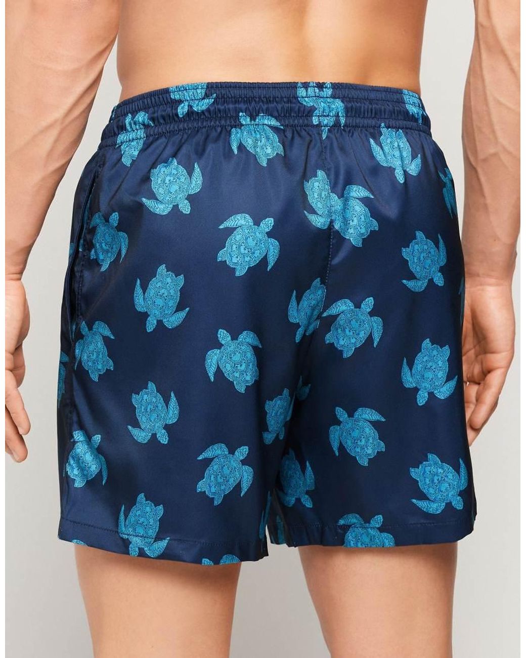 Tezenis Blue Printed Swimming Shorts for men