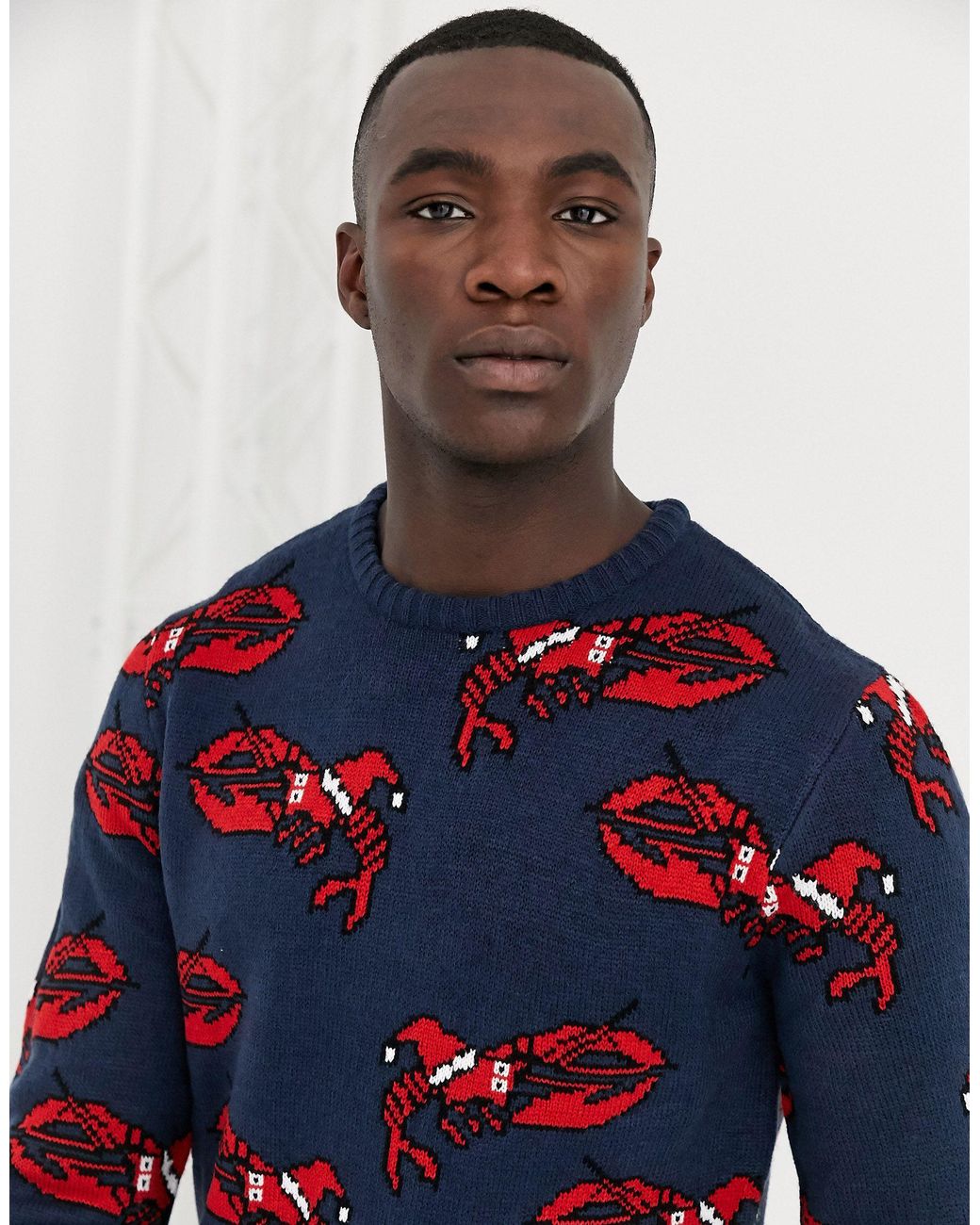 mens lobster sweater