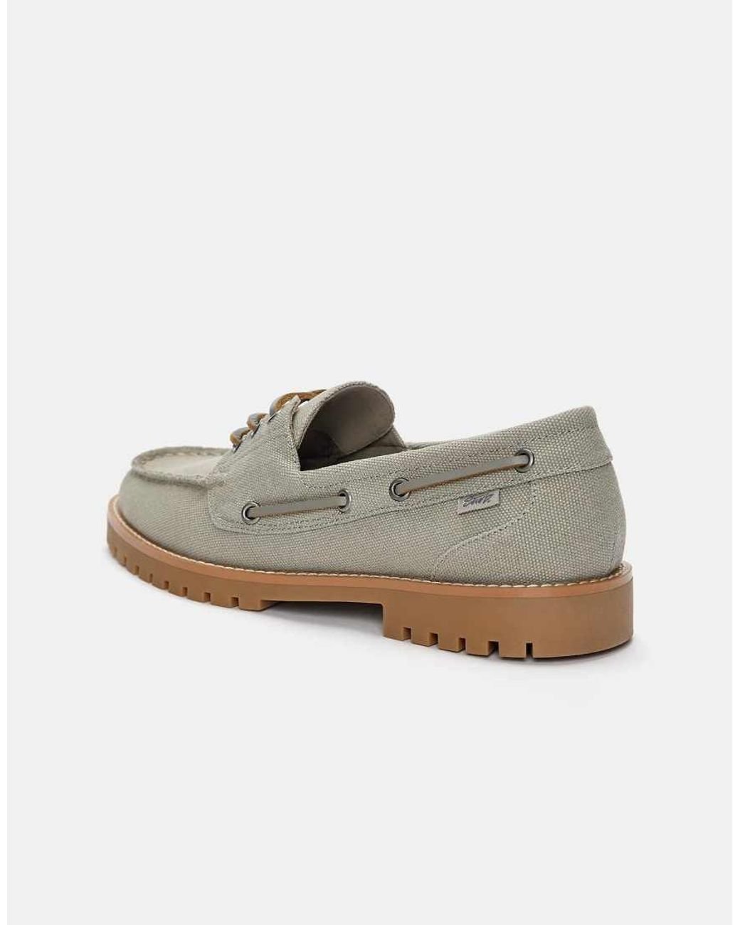 Pull&Bear White Flat Shoes for men
