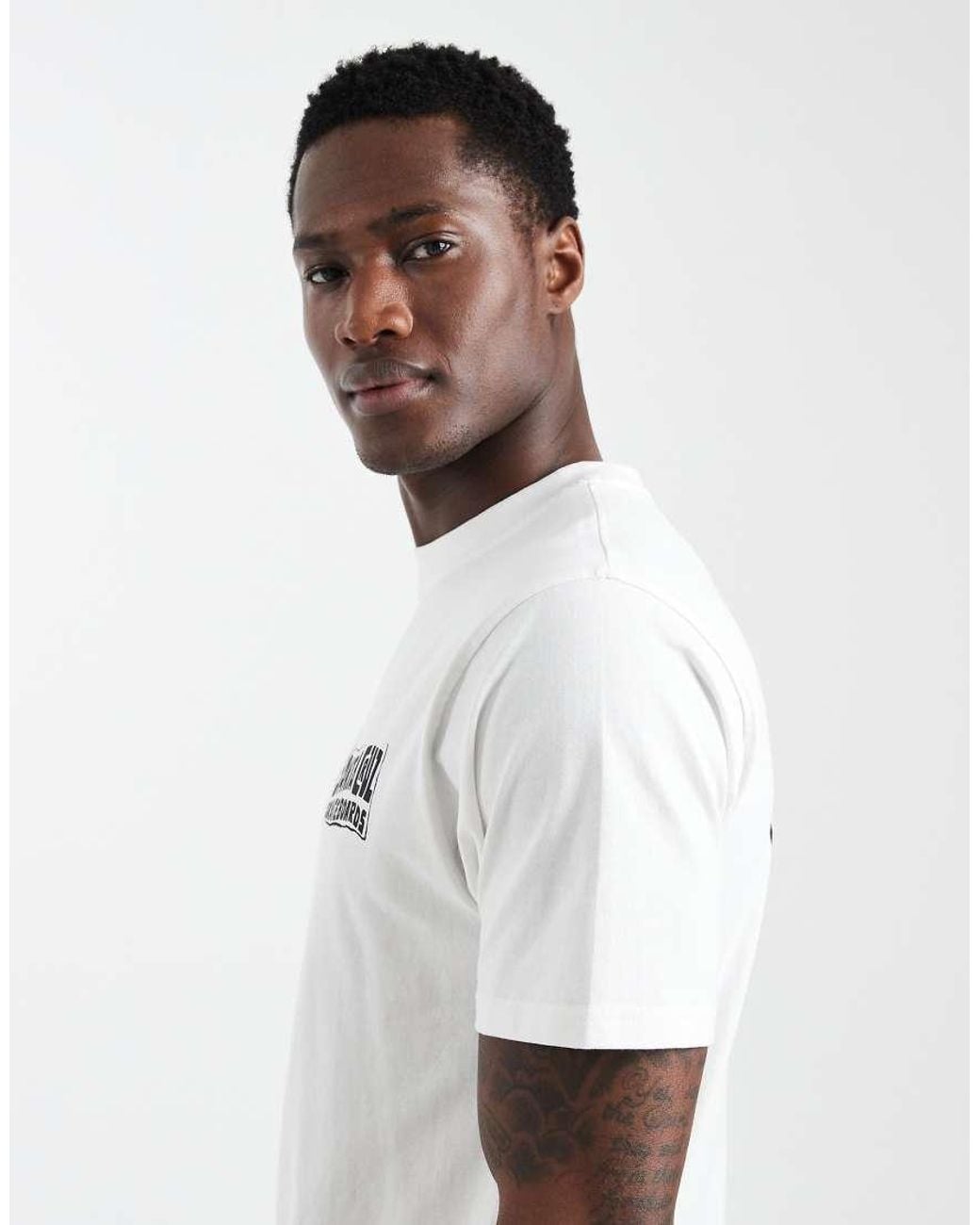 Santa Cruz White Collage Hand Back Print T-Shirt for men