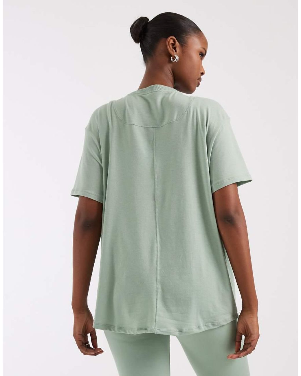 Nike Green One Dri-Fit Relaxed Short Sleeve Top