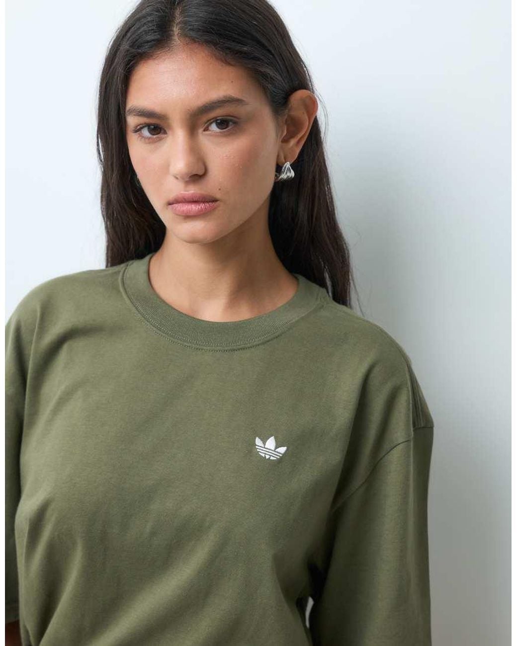 Adidas Originals Green Essential Oversized T-shirt