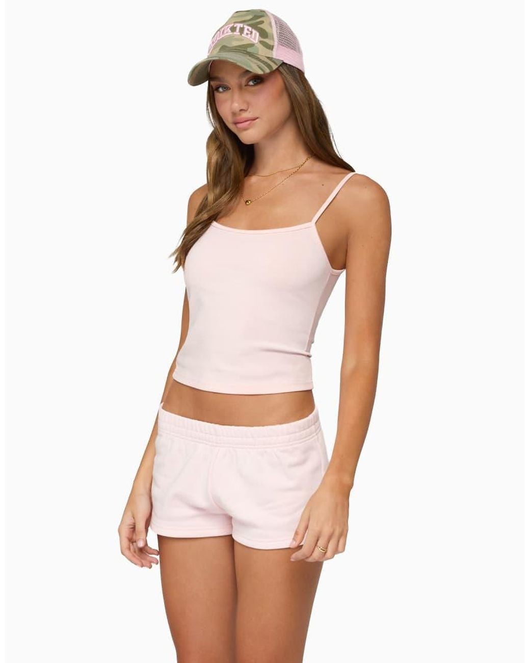 Edikted White Cataleya Tank Top