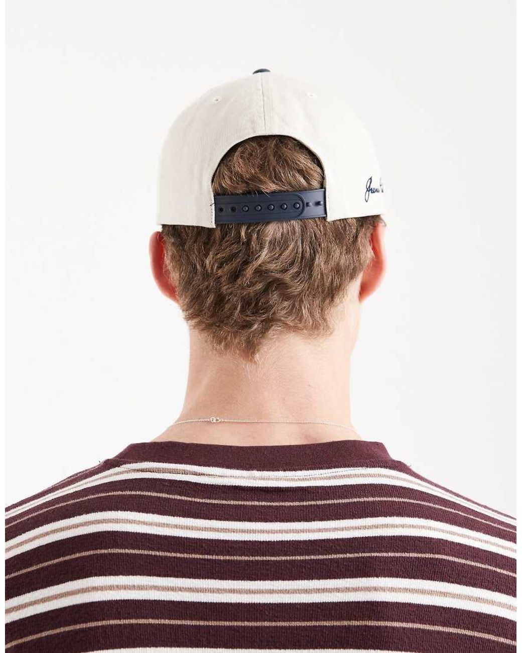 Jack & Jones Blue Archive Baseball Cap for men