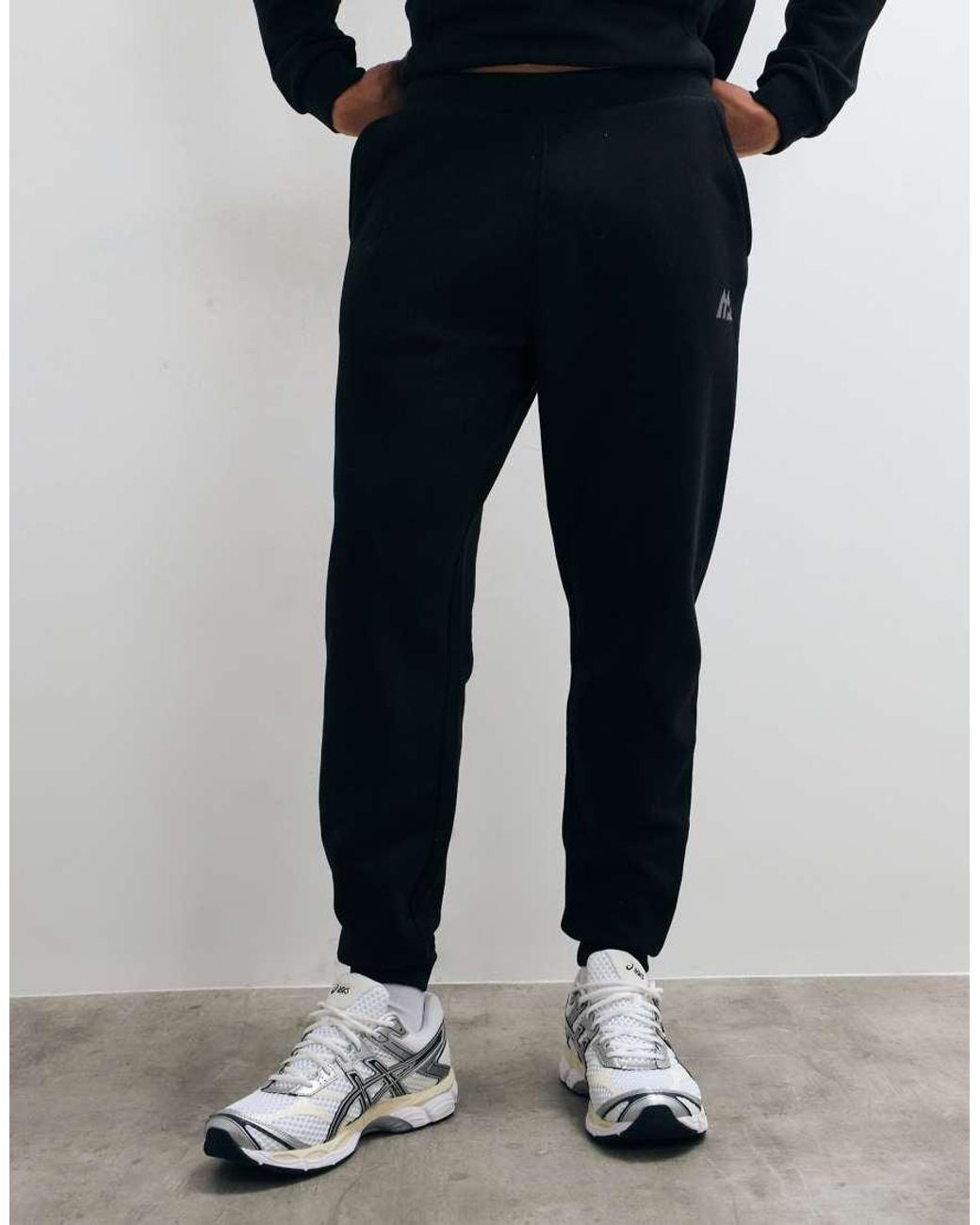 MONTIREX Blue Essential Fleece Trackies With Logo for men