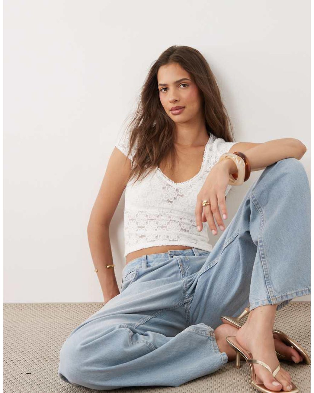 Motel Blue Sanjana Lace Top
