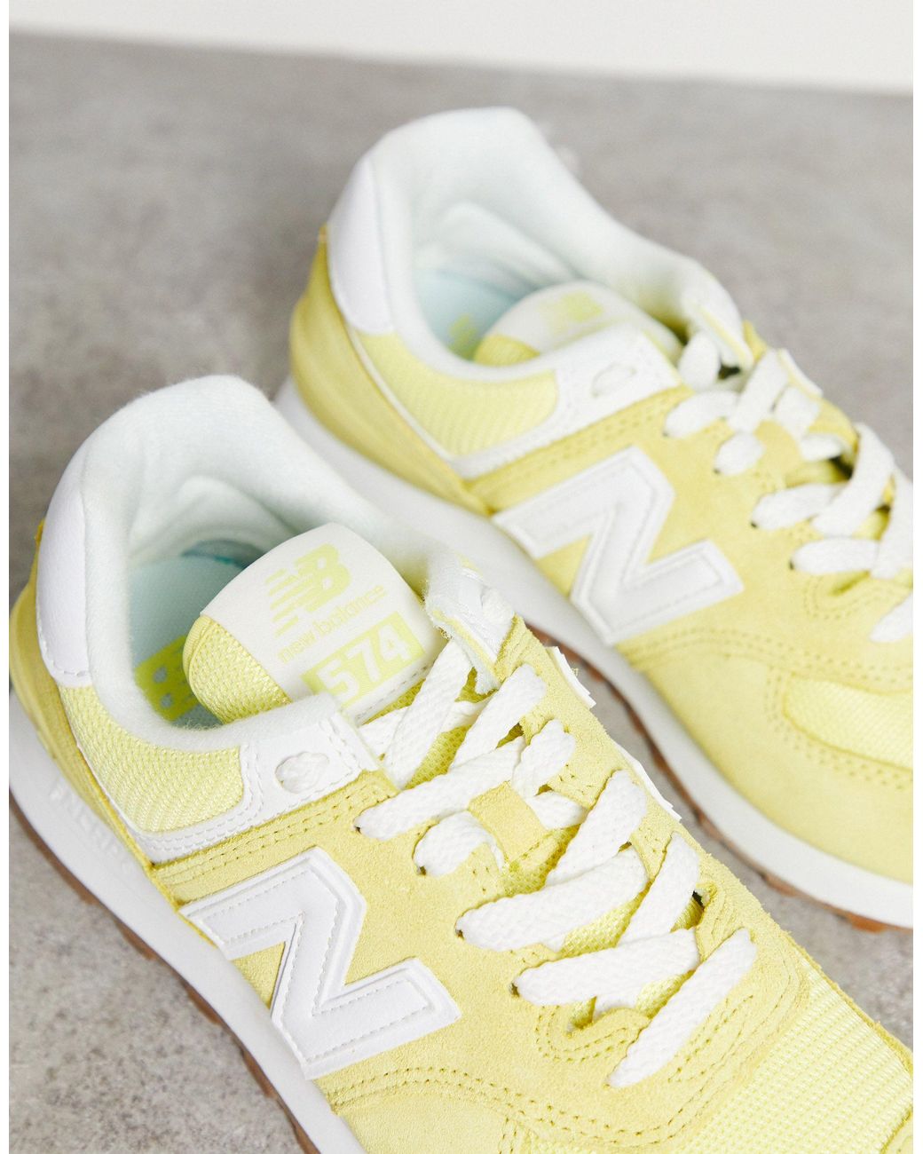 Zapatillas amarillas New Balance de color Amarillo | Lyst