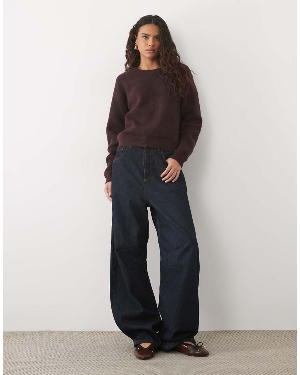 JJ Rebel Brown Knitted Sweater