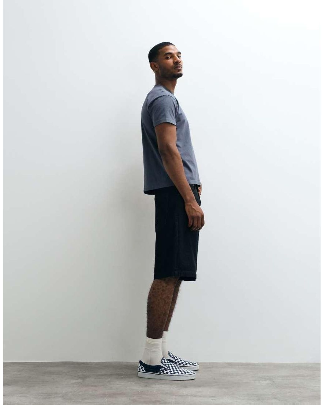 Cotton On Blue Slim Fit T-shirt for men