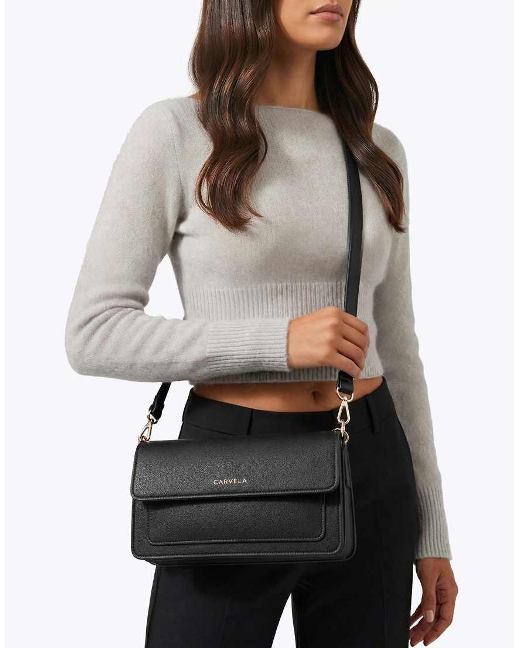 Carvela Kurt Geiger Black Fernanda Mini Shoulder Bag