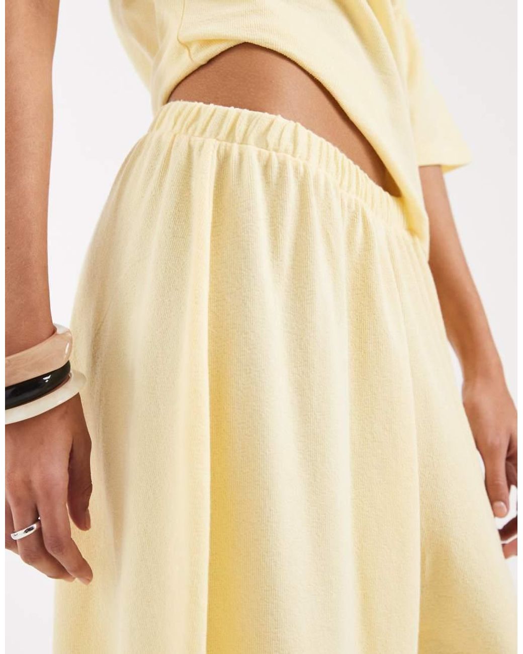 ASOS Natural Textured Oversized Balloon Trouser Co-ord