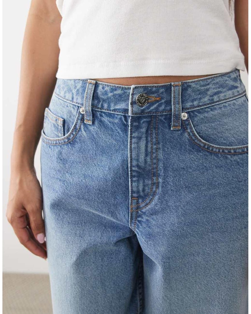 Miss Selfridge Blue baggy Jeans