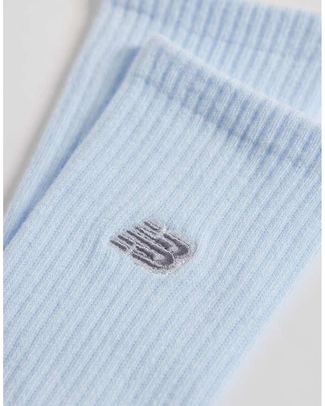 New Balance Blue Patch Logo Seasonal Midcalf Socks 3 Pack