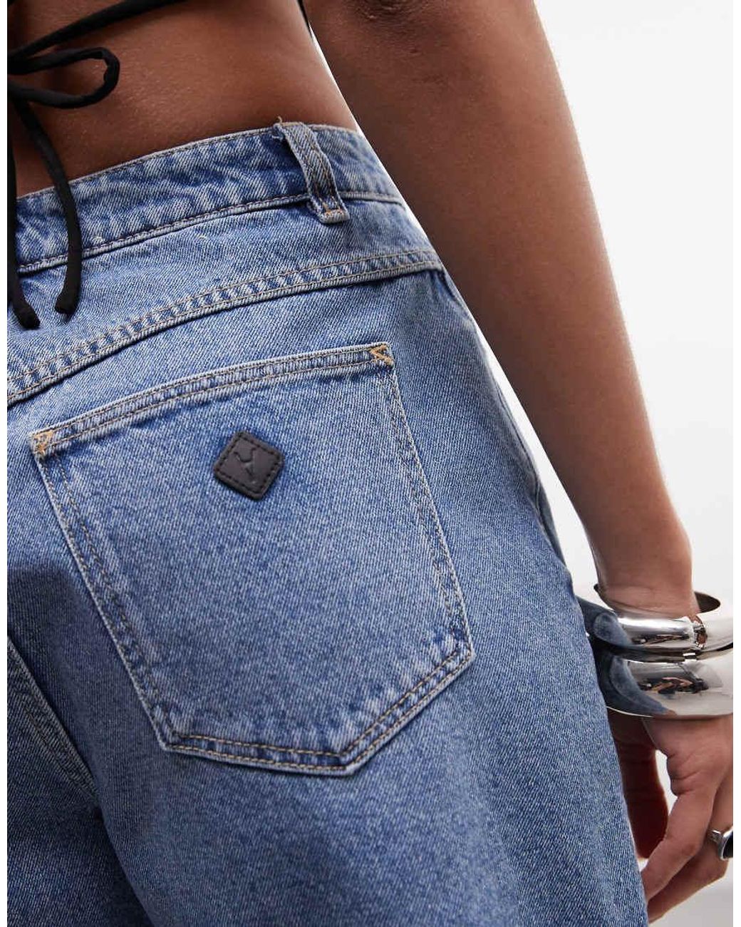 Abrand Jeans Blue Abrand High Rise Denim Shorts