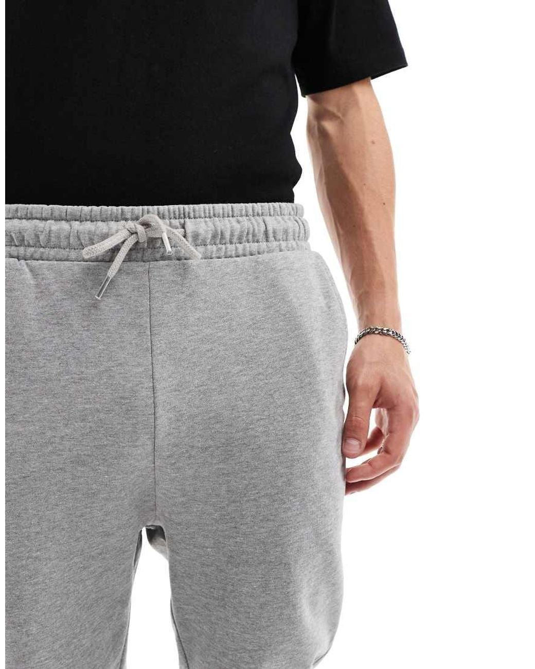ASOS White Essential Slim Joggers for men