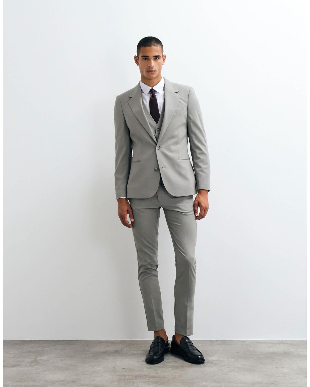 Veste ASOS pour homme en coloris Gray
