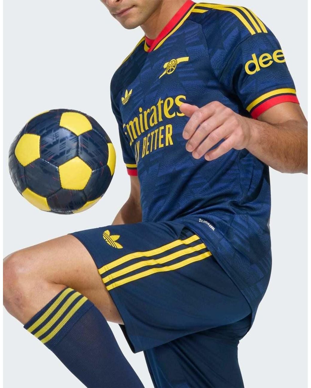 Adidas Originals Blue Arsenal Fc 26/27 Away Shorts for men
