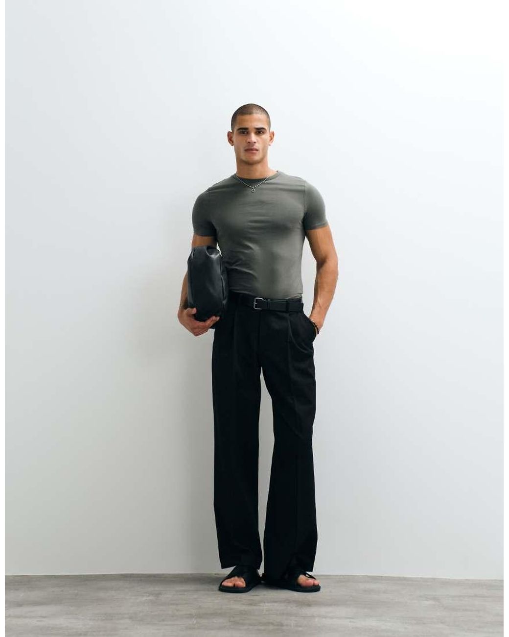 ASOS Multicolor Essentials Muscle Fit T-shirt for men