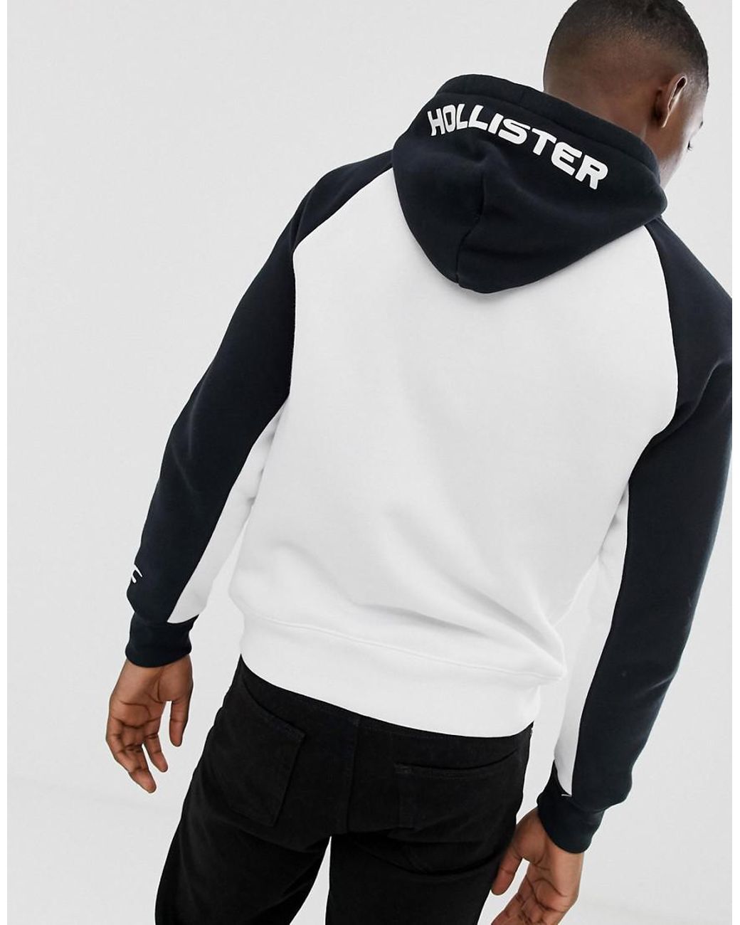 Hollister color block hoodie clearance