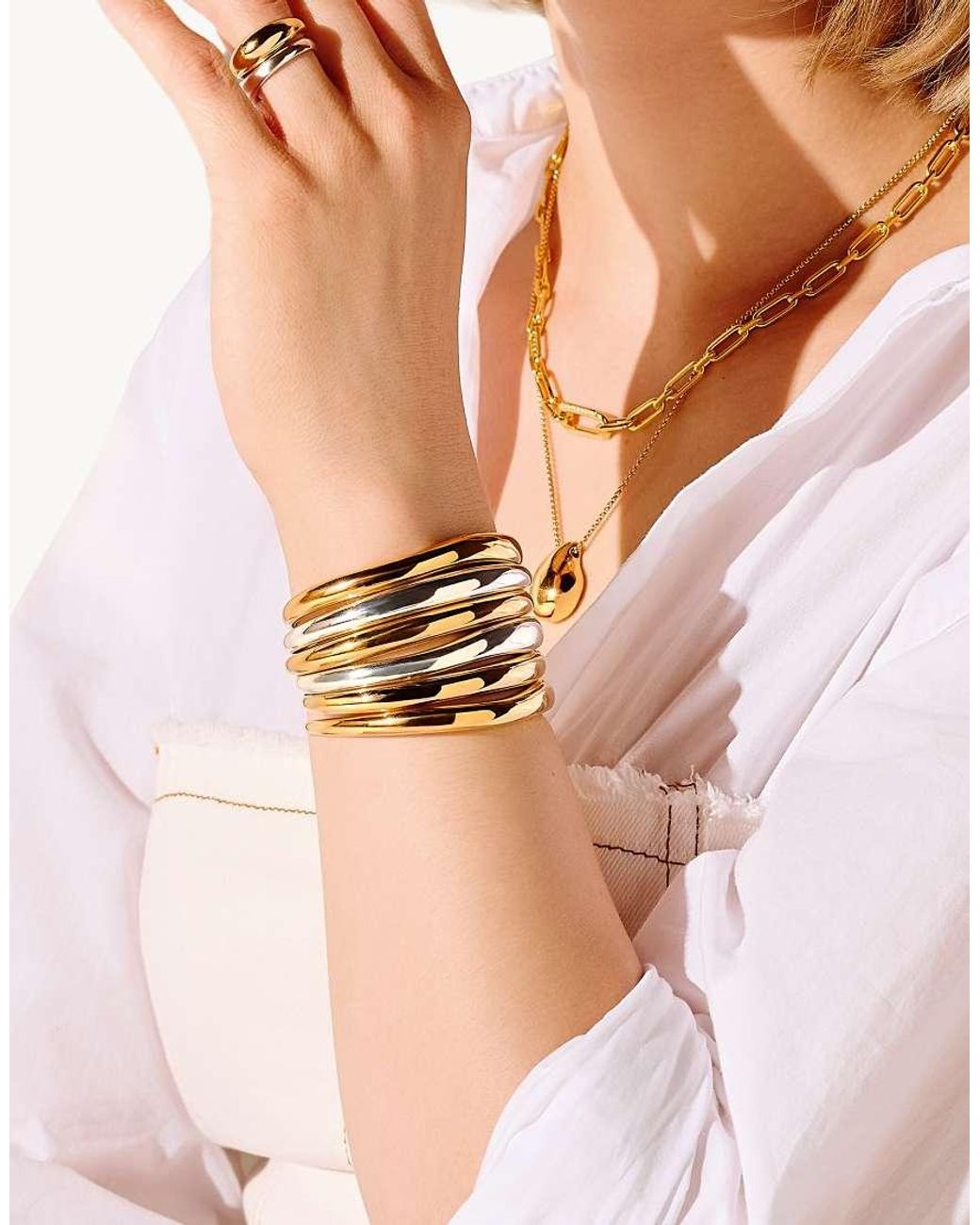 Thomas Sabo Metallic Bangle [Breit]
