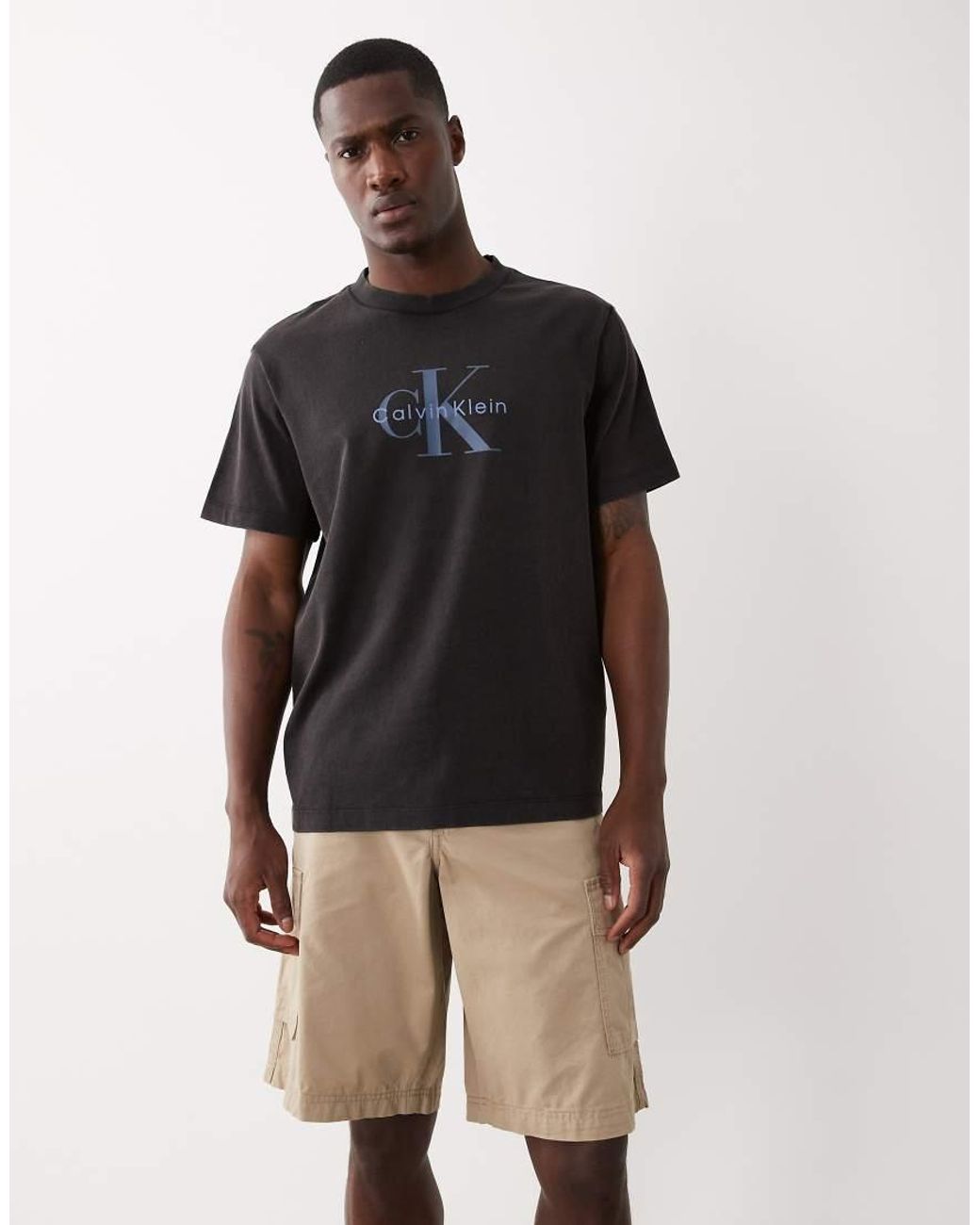 Calvin Klein Black Monologo Graphic T-shirt