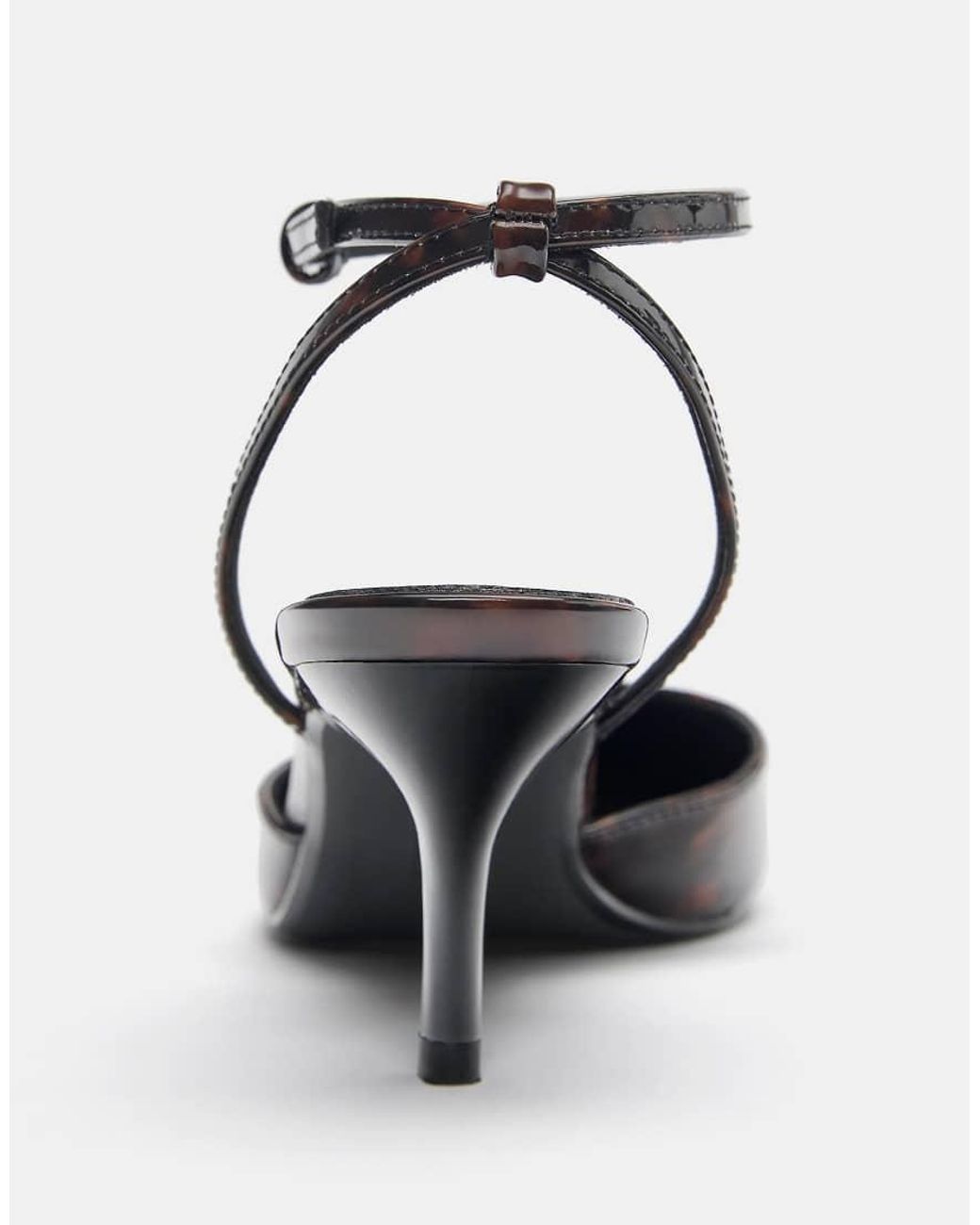 Pull&Bear Black Slingback High Heels