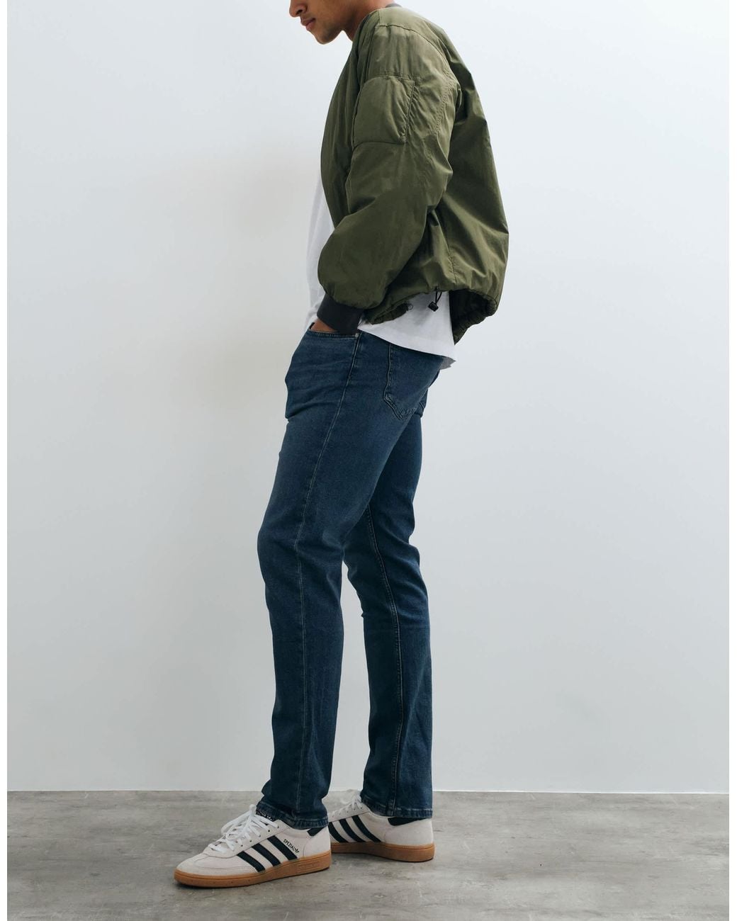 Mango Gray Patrick Slim Fit Jeans for men