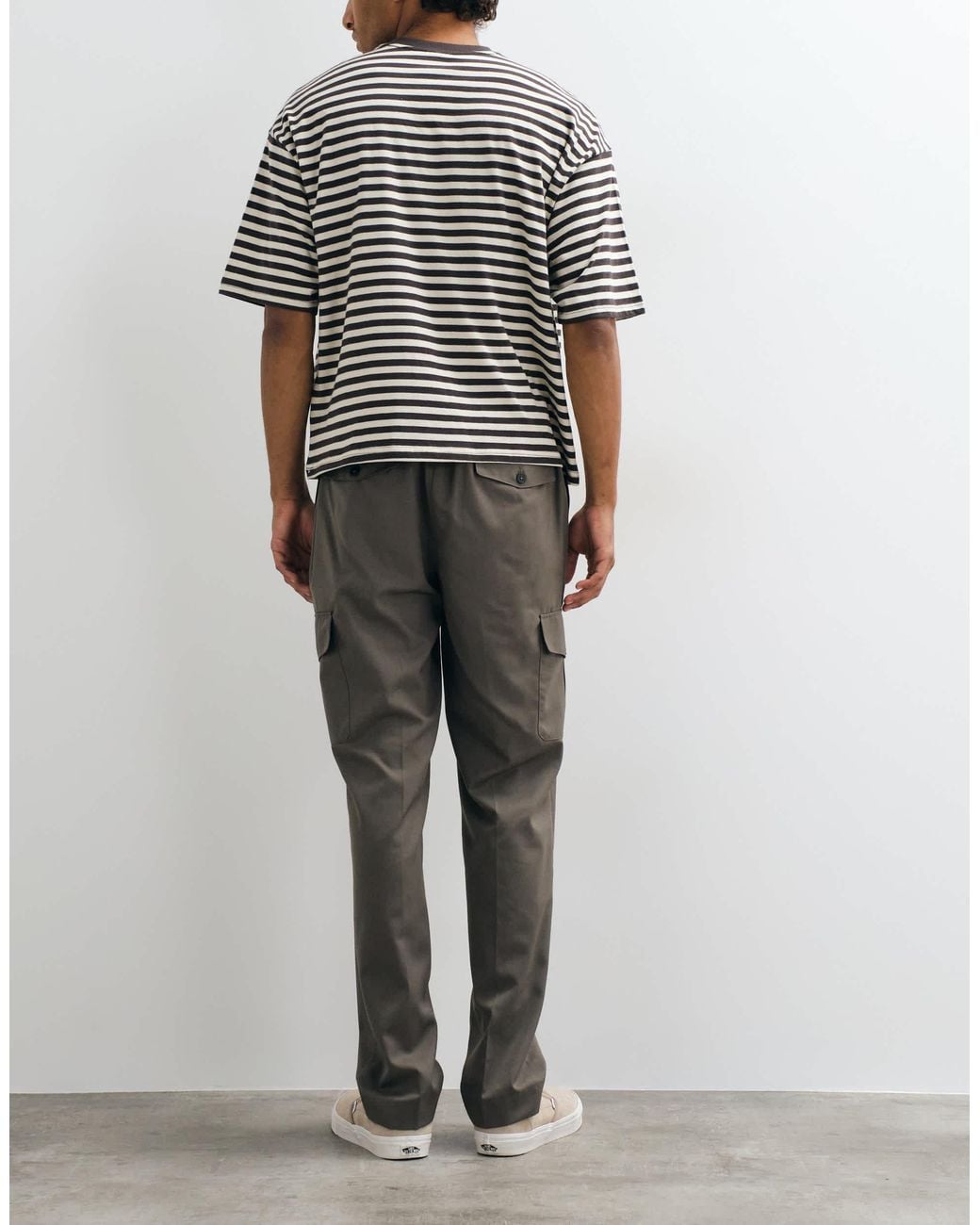 Mango Gray Utility Trouser for men