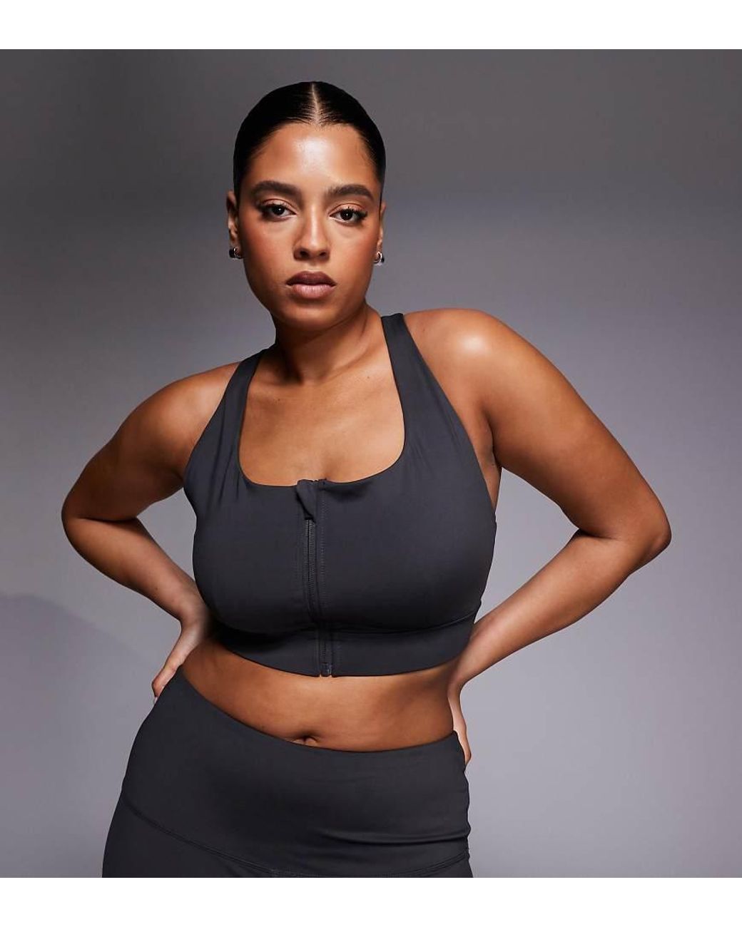 4505 Curve Icon Active High Support Sports Bra With Removable Padding ...