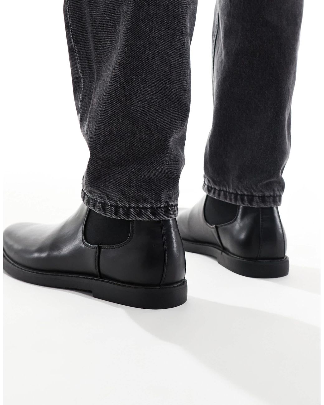 SEQWL – chelsea-stiefel in Black für Herren