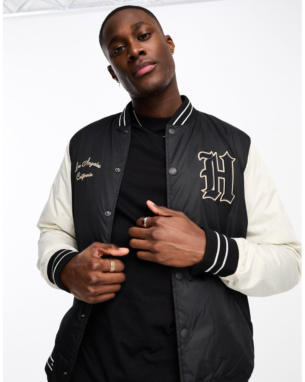 Varsity Jacket Hollister Bomber Jacket Men Varsity Jacket