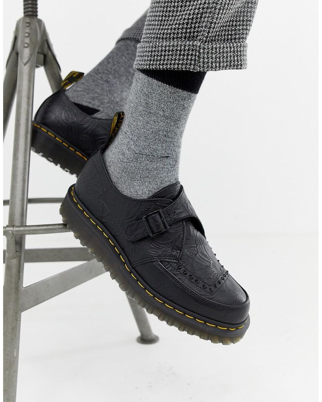 Dr. Martens Ramsey Ii Creepers In Black for Men | Lyst