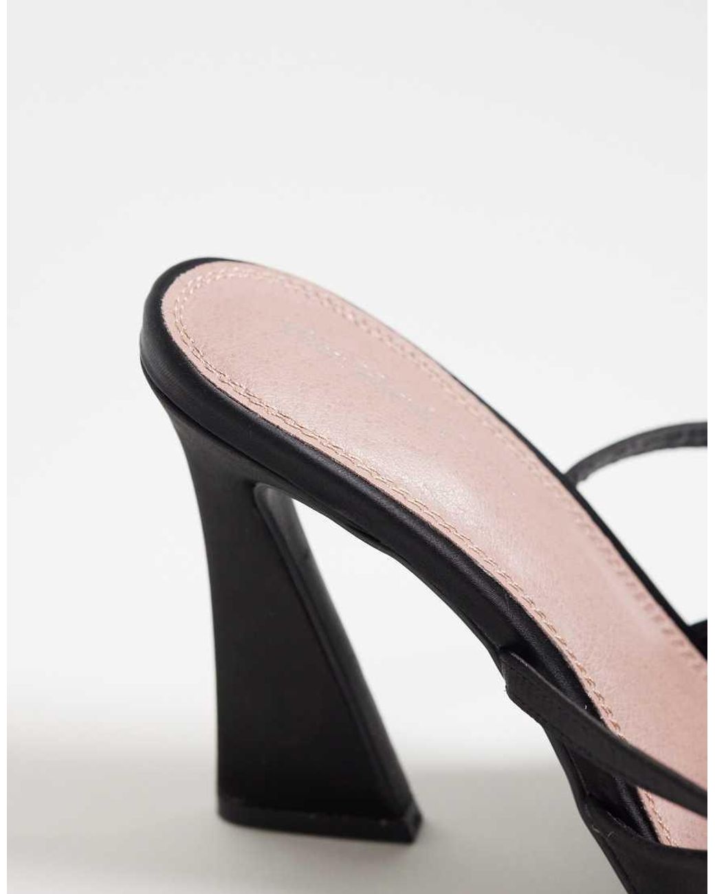 River Island Metallic Heat Seal Heart Detailed Heels