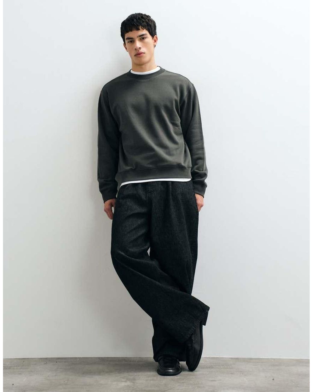Weekday Gray Sweatshirt for men