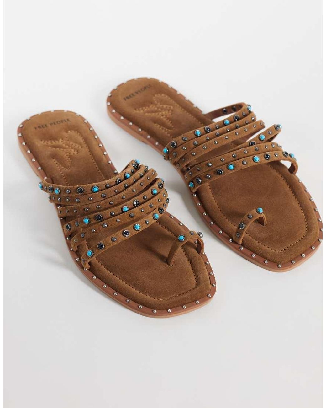 Free People Brown Santa Fe Sandals