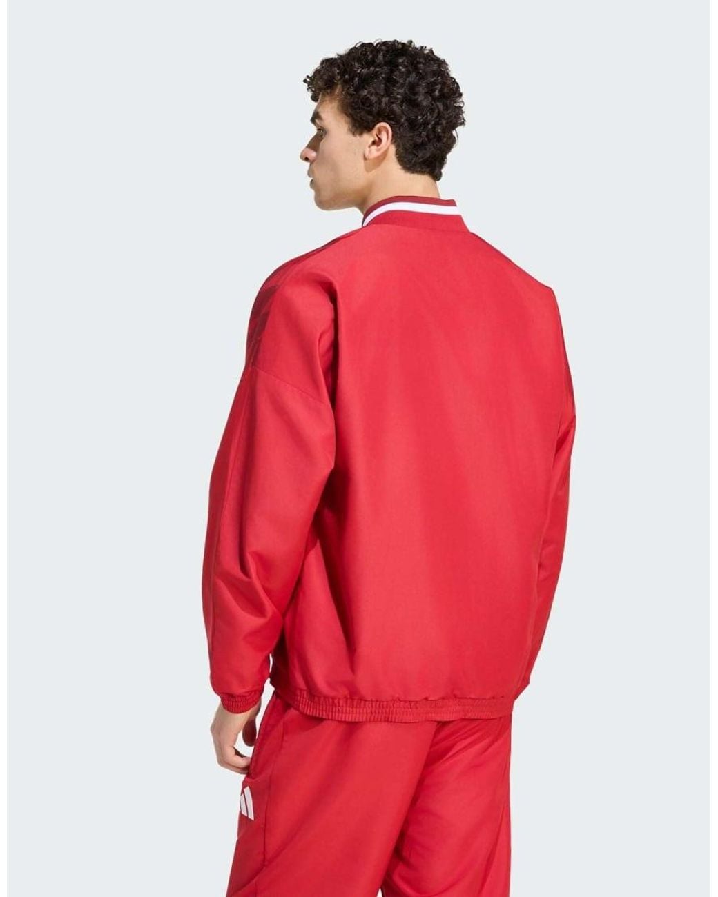 Adidas Originals Red Liverpool Fc Stadium Track Top for men