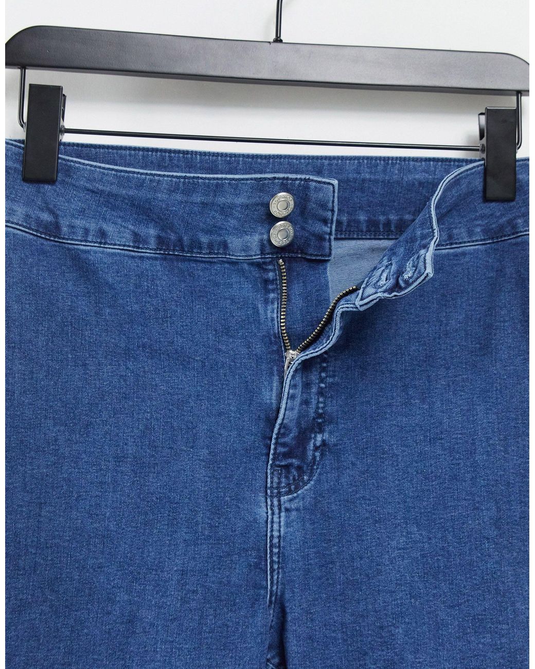 TOPSHOP Denim Three Stretch Flare Jean 