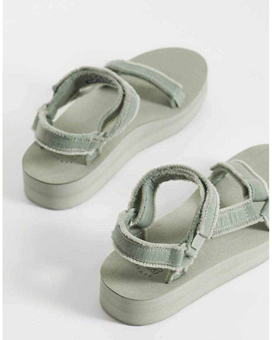 Teva Gray Midform Universal Canvas Sandals