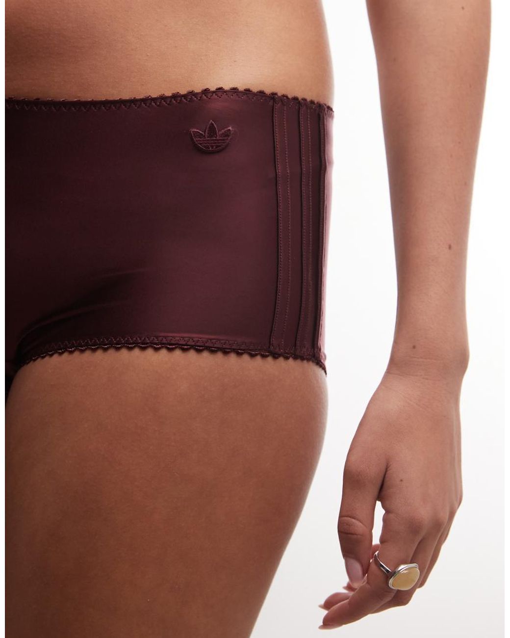 Adidas Red Originals Comfort Satin Boyshort